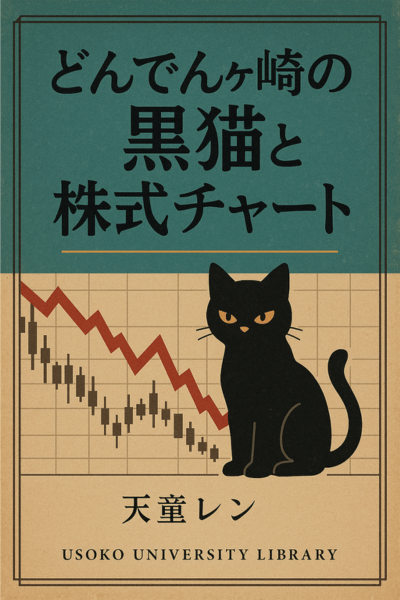『どんでんヶ崎の黒猫と株式チャート』表紙