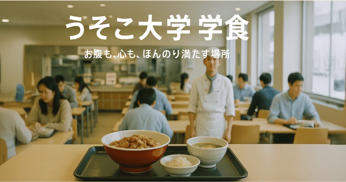 うそこ大学 学食紹介ページ