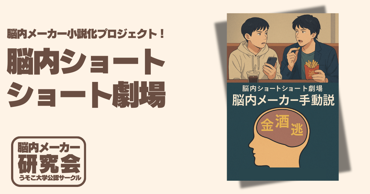 『脳内メーカー手動説』 | 脳内ショートショート劇場