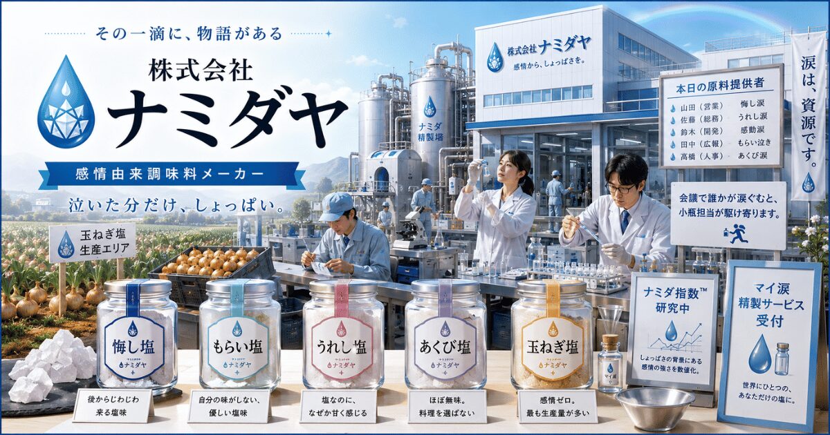 株式会社ナミダヤ｜就職先企業紹介